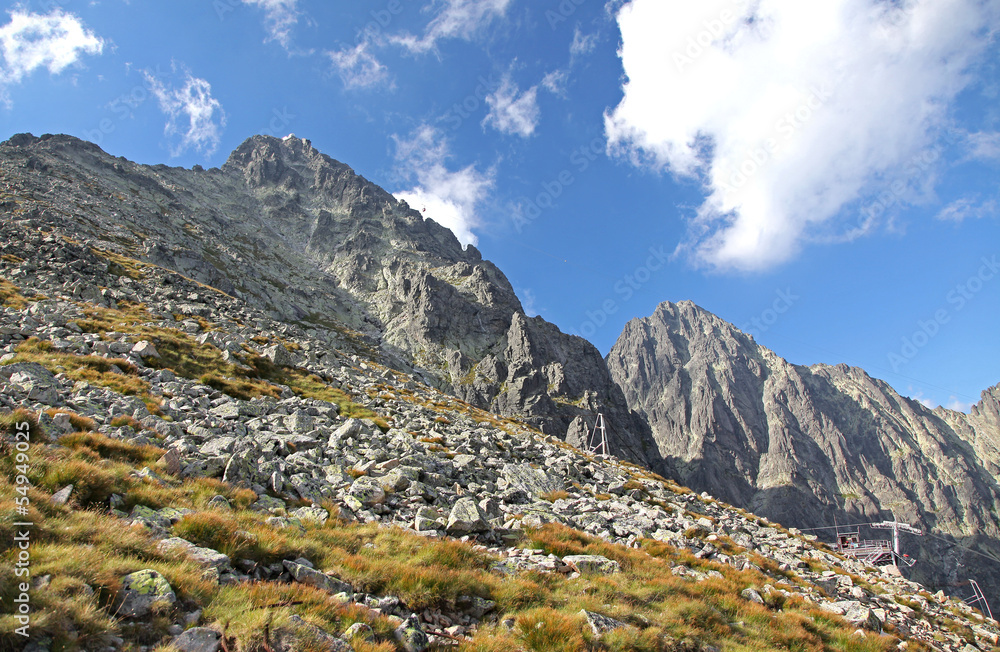 Lomnicky stit - peak in High Tatras, Slovakia
