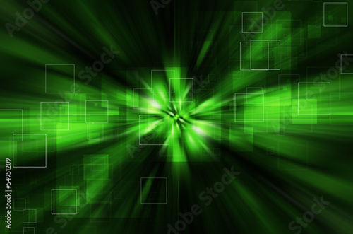 abstract green tech background