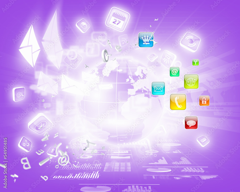 Digital background Digital background