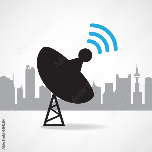 Satellite dish icon
