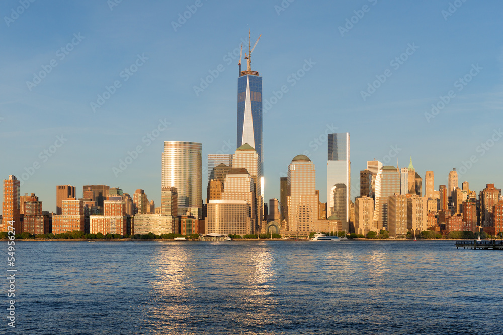 Obraz premium View of Manhattan in the early evening