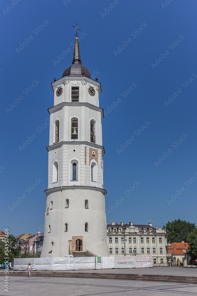 Belfry of the Vilnius cathedral