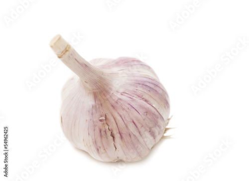 Garlic  on a white background © dudakova elena