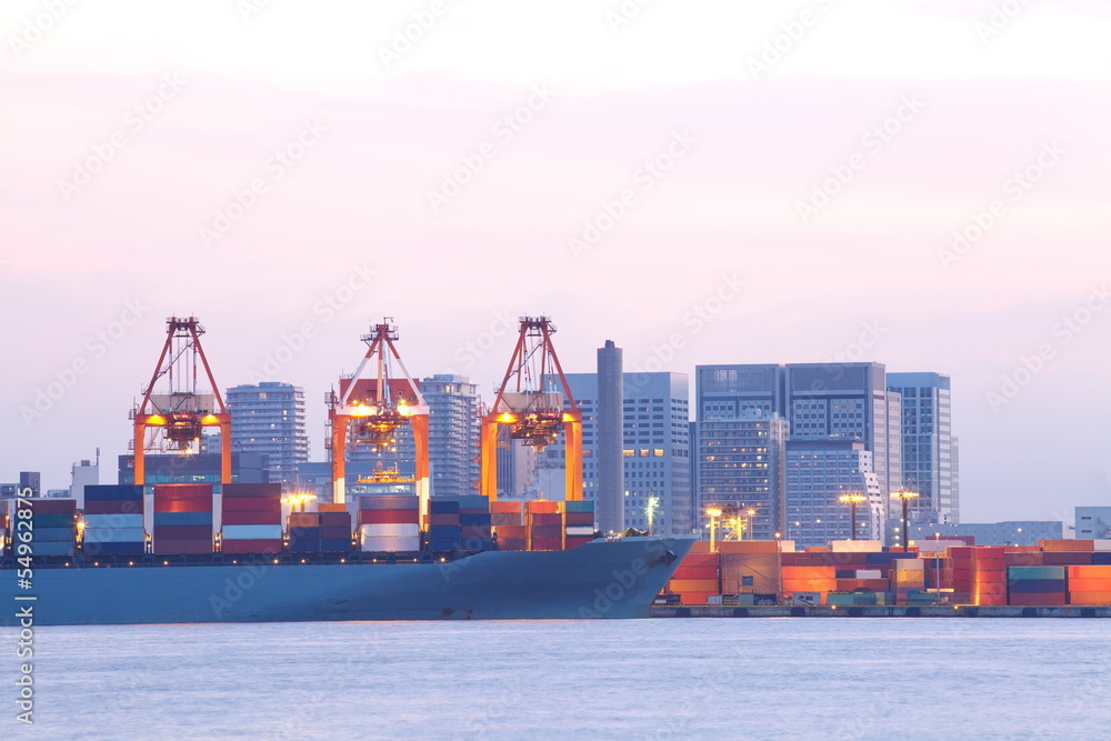 Fototapeta premium container-ship