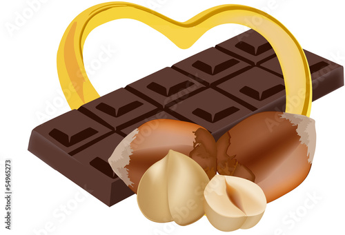 nocciole e cioccolato