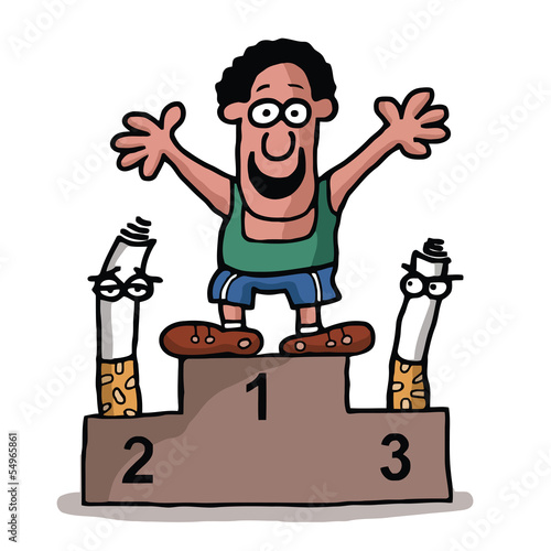 Champion smoking quitter
