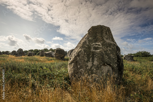 neolitic menhirs in Carnac France
