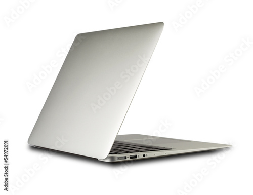 Laptop isolated on white background