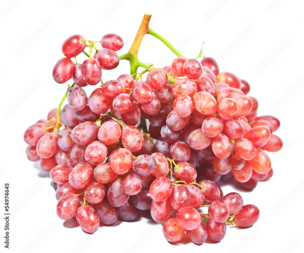 Red grapes isolated Red grapes isolated