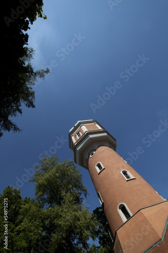 historischer Wasserturm in Neu-Ulm, Bayern