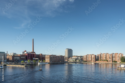 Tampere, skyline, Finlandia