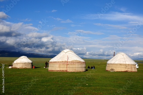 Jurten in Kirgisistan