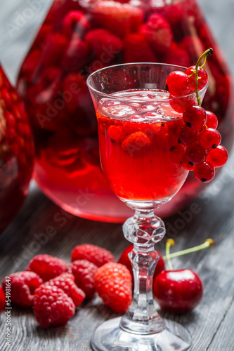 Liqueur made of wild berries