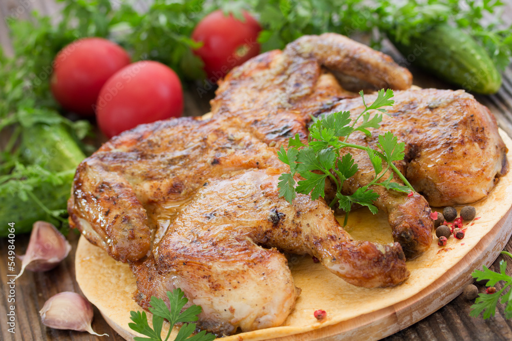 Chicken Tabaka (Georgian cuisine) Chicken Tabaka (Georgian cuisine)