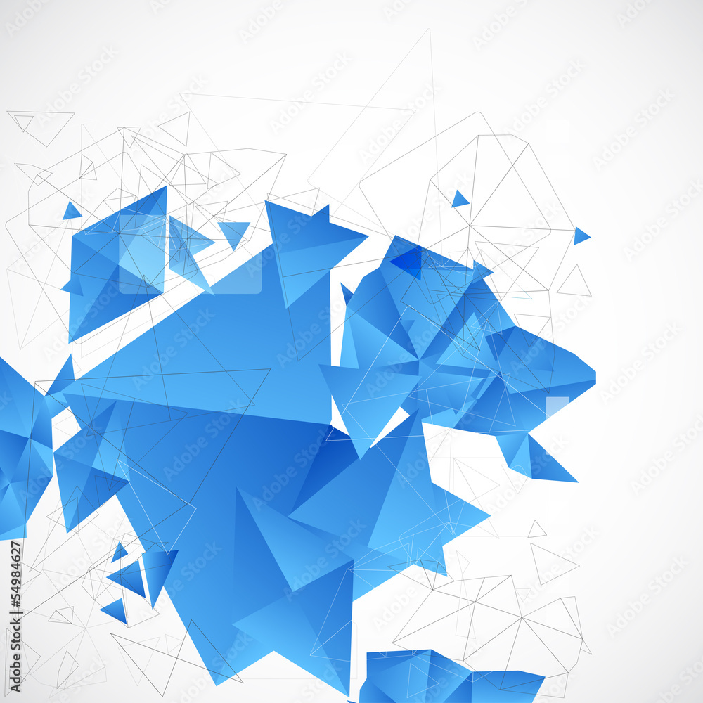 Abstract blue futuristic background for design Abstract blue futuristic background for design