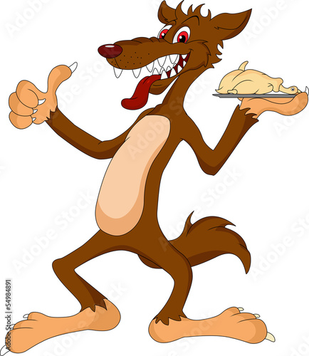 wolf cartoon