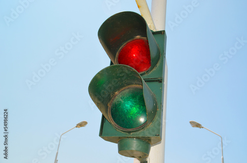 real traffic lights photo