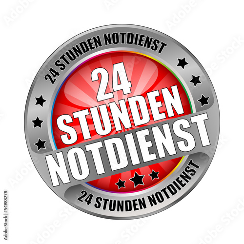 Bügel Button 24 Stunden Notdienst