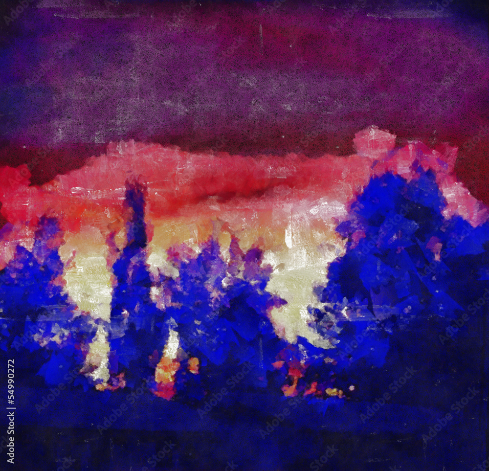Fototapeta premium Abstract landscape