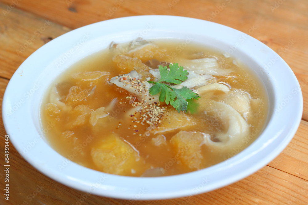 Chinese soup - Fish maw soup