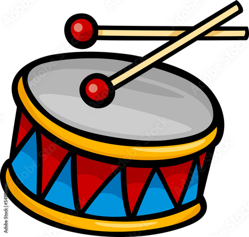 drum clip art cartoon illustration