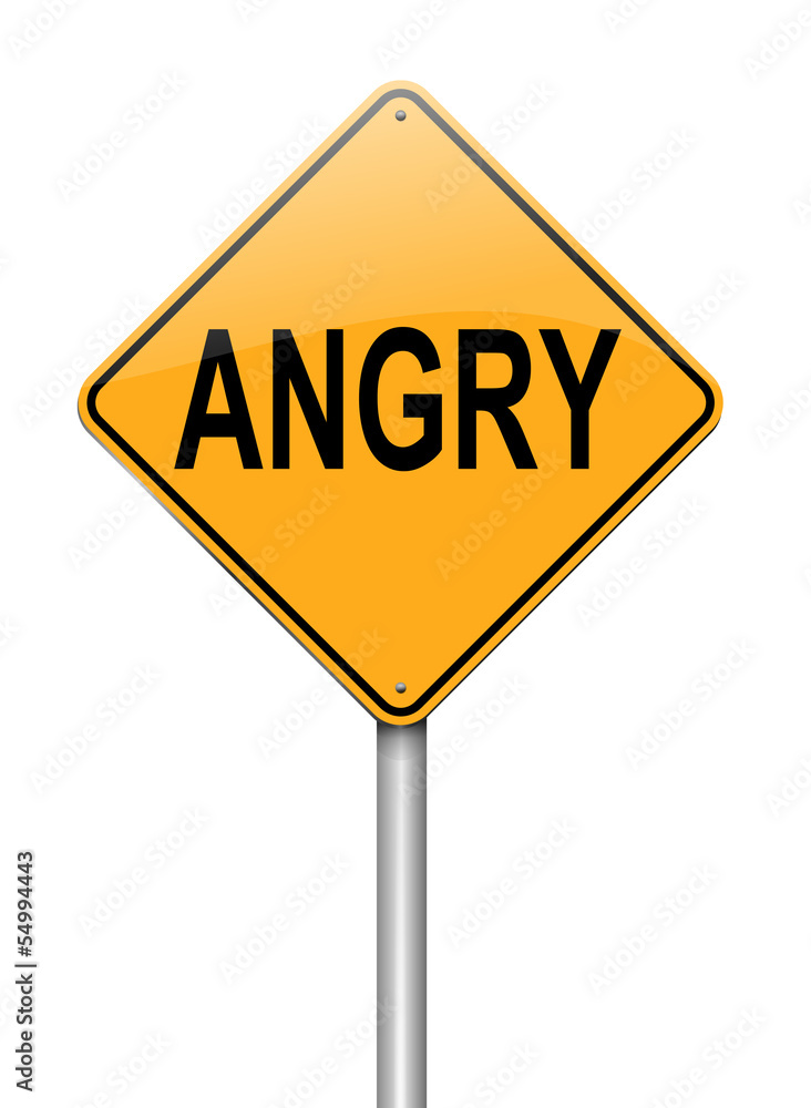 Angry concept. Angry concept.