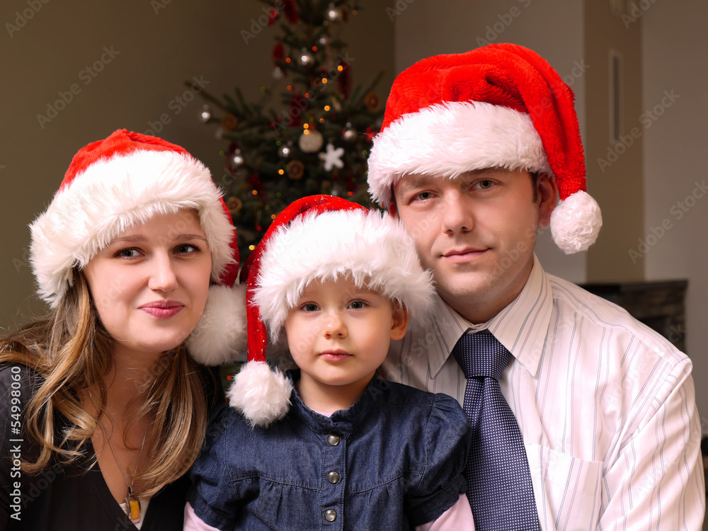 Christmas family portrait Christmas family portrait