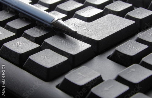 Keyboard of a notebook computer. © lenets_tan