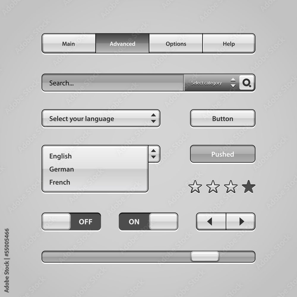 Clean Light User Interface Controls 2. Clean Light User Interface Controls 2.