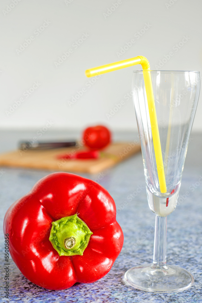 Smoothie mit Paprika Smoothie mit Paprika