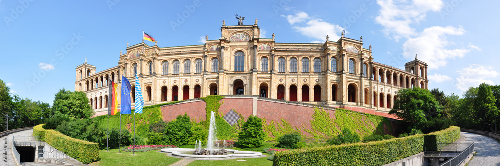 Panoramafoto Maximilianeum, München