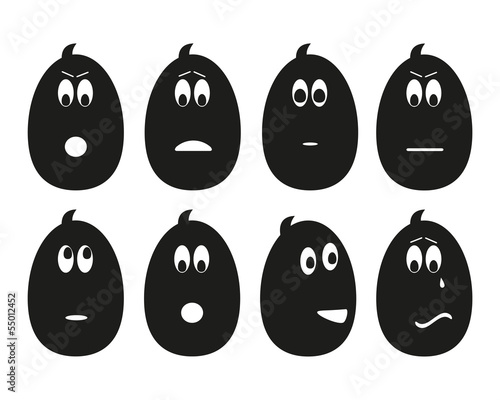 Gesichter Emotionen Lachen Weinen Böse Staunen