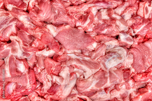 the fresh meat, close- up