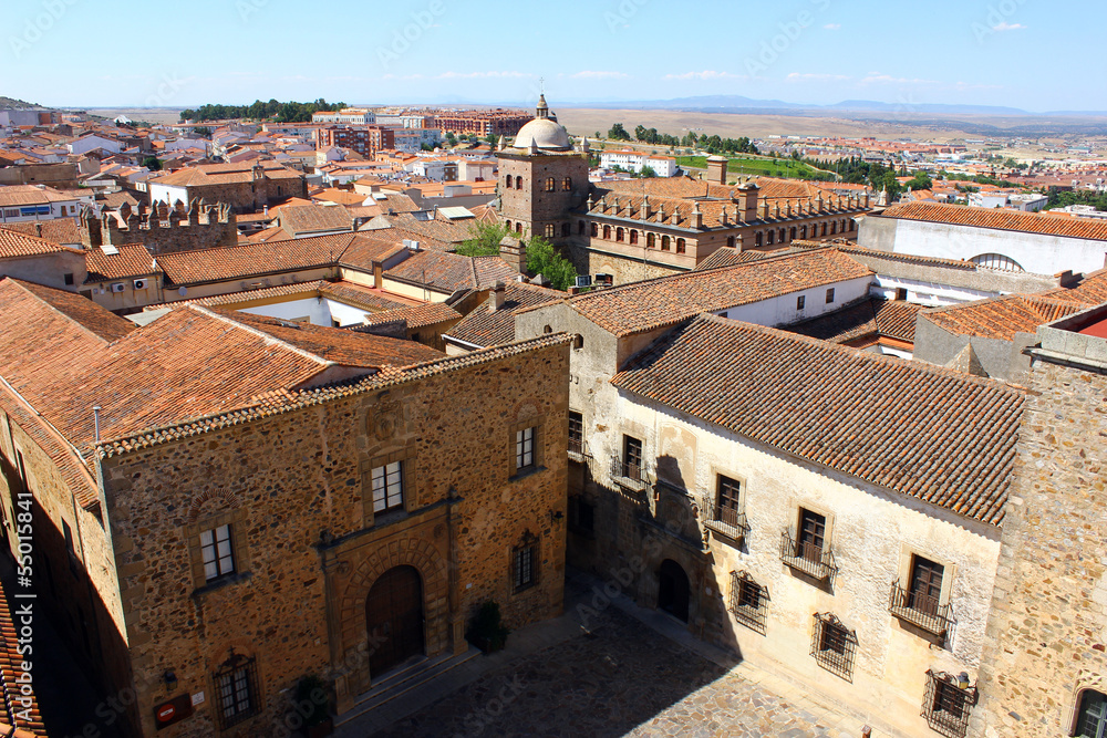 World heritage Caceres at Spain