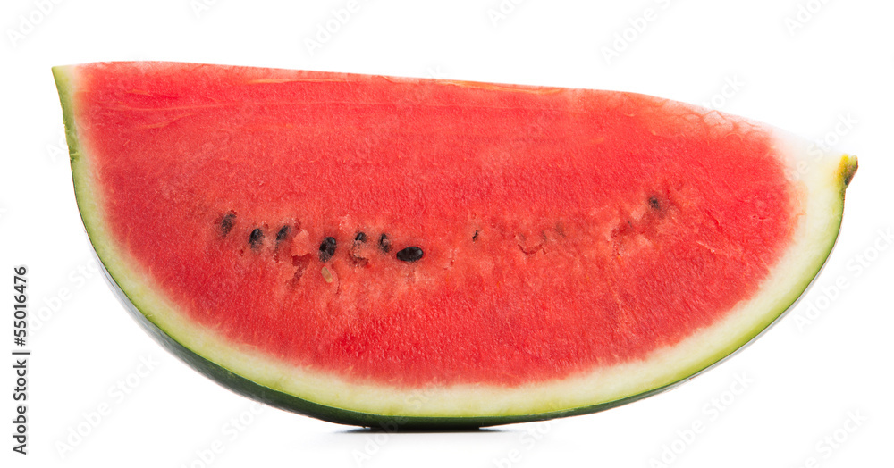 Slice of watermelon on white background Slice of watermelon on white background