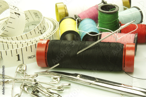 Foto tools used for sewing