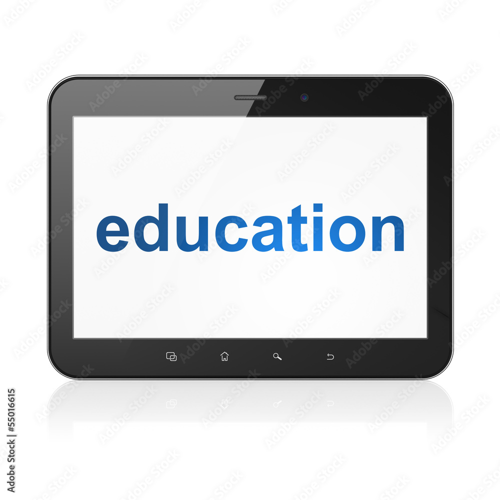 Education concept: Education on tablet pc computer Education concept: Education on tablet pc computer
