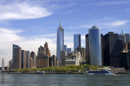 Manhattan skyline view