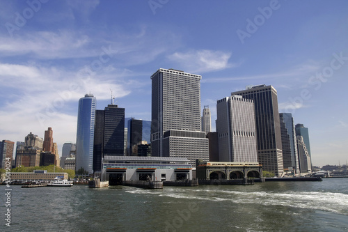 Manhattan skyline view