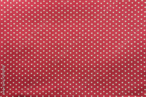 heart pattern on fabric texture
