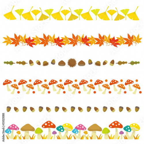 秋 ライン 素材 Stock ベクター Adobe Stock