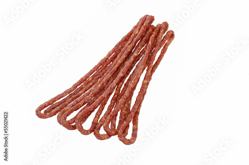 Kabanos - a Polish long thin dry sausage made of pork