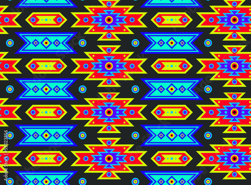 Photography Mexican psychedelic pattern