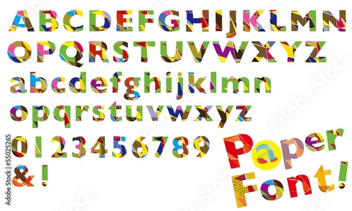 paper font