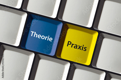Theorie oder Praxis - Tastatur Buttons 