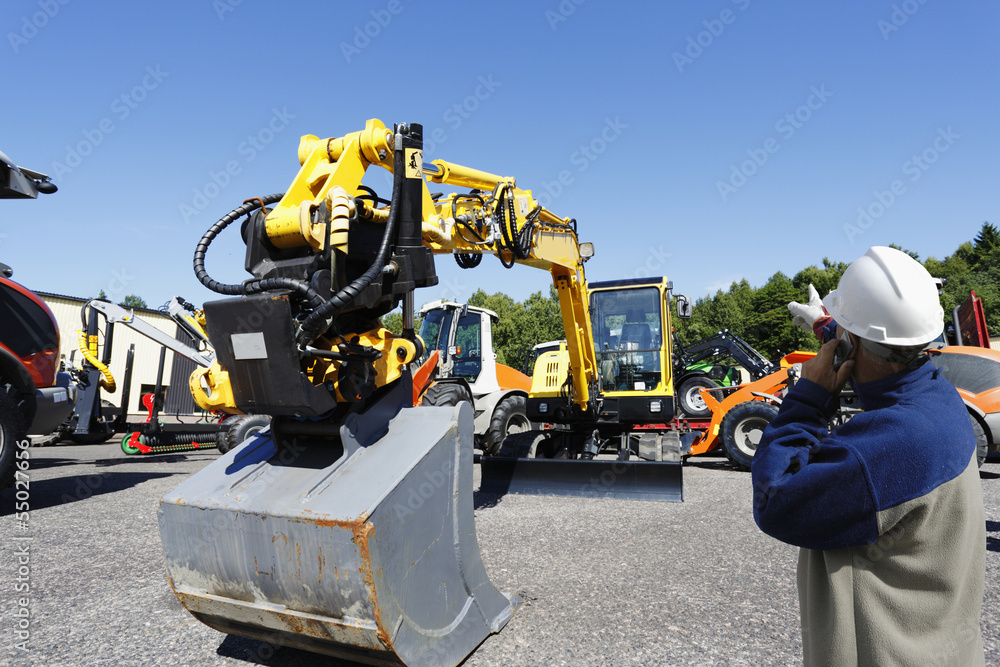 mechanic, bulldozers and machinery park mechanic, bulldozers and machinery park