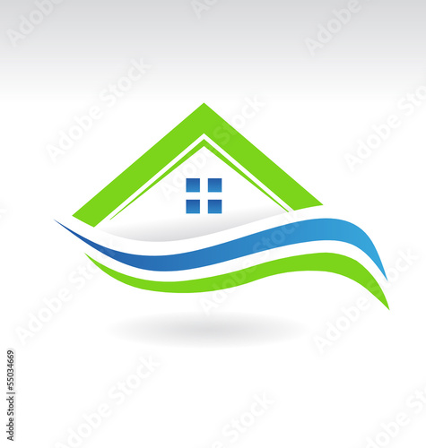 Modern Estate House Icon