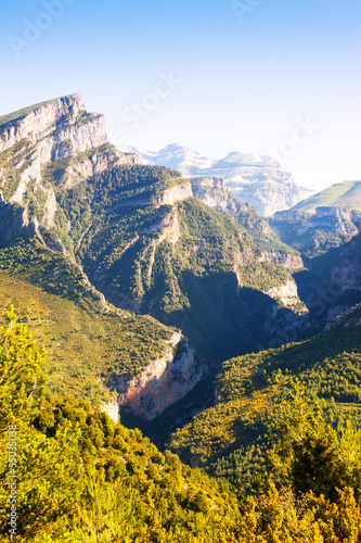 Mountains landscape - Anisclo Canyon photo