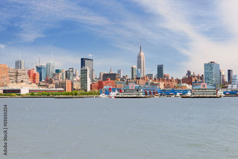 New York in a summer day