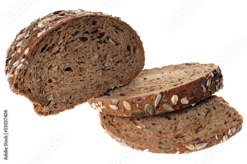 Vollkornbrot isoliert